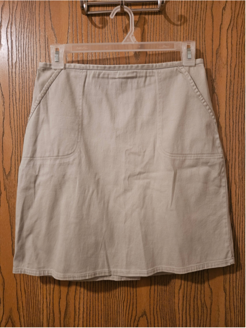 Women's Cherokee Beige A-Line Skirt Size 14